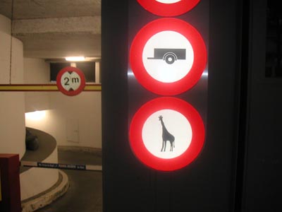 Interdit aux girafes