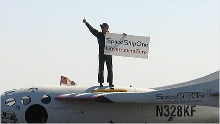 spaceshipone government zero